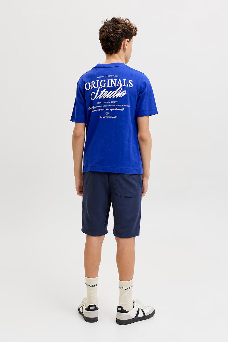 Jack & Jones Спортни бермуди с регулируема талия Тъмносин