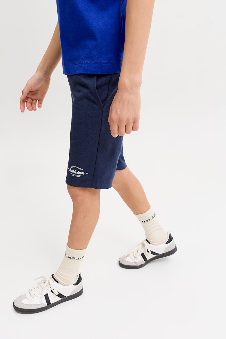 Jack & Jones Спортни бермуди с регулируема талия Тъмносин
