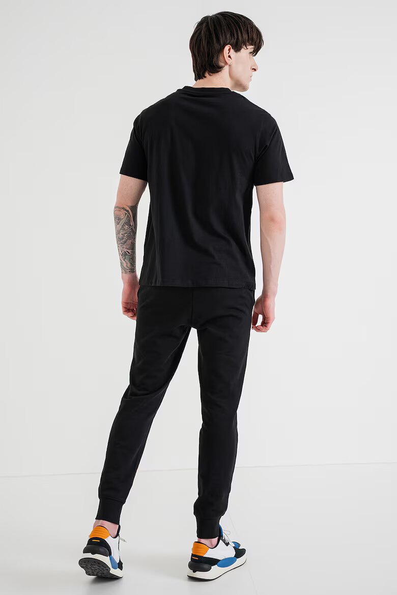 Jack & Jones Тениска от органичен памук и спортен панталон Черен