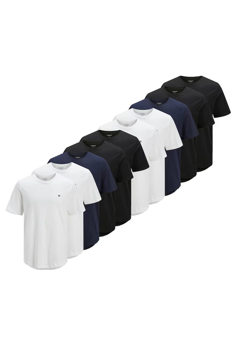 Jack & Jones Тениска с овално деколте - 10 чифта