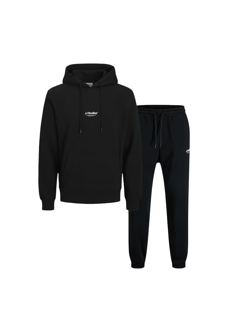 Jack & Jones Тренинг JACK &JONES Soho Sweat Hood Set Mp 48919 - Черен