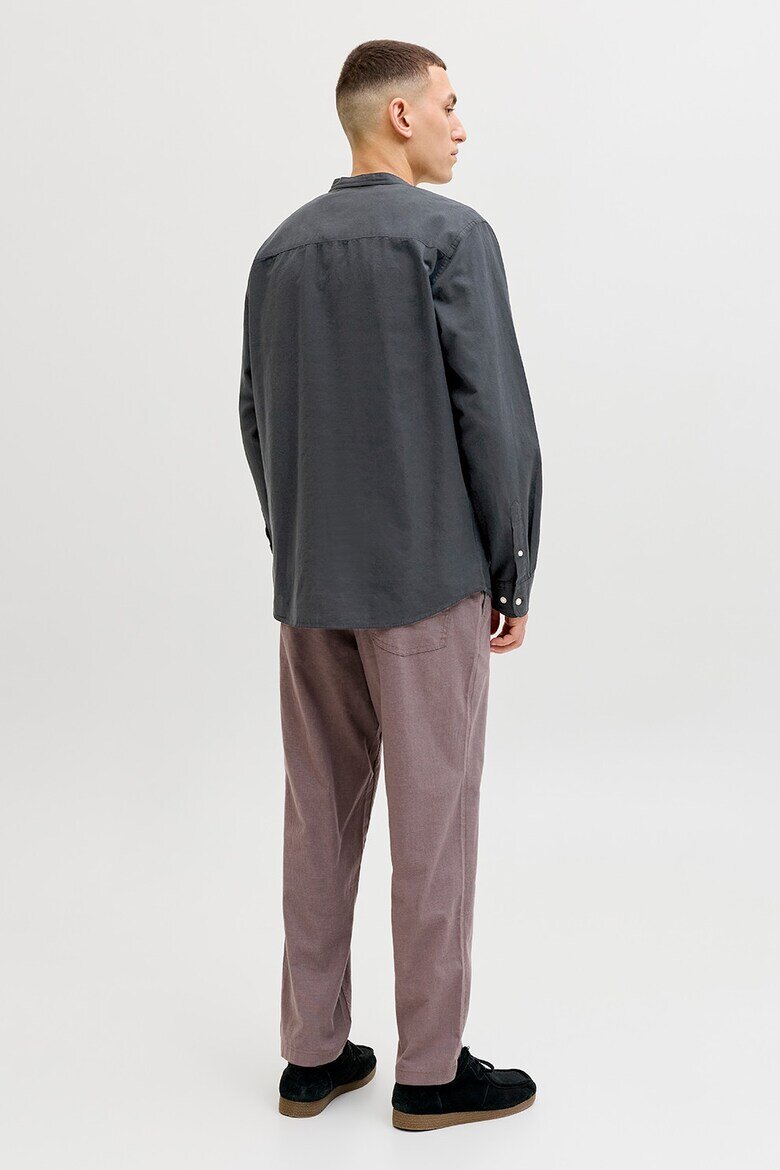 Jack & Jones Туника Breeze с памук и лен Избеляло черно