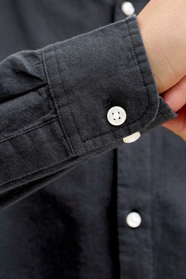Jack & Jones Туника Breeze с памук и лен Избеляло черно