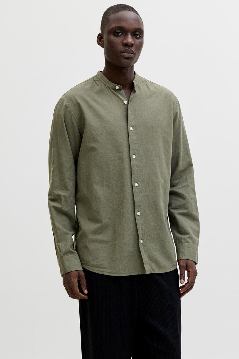 Jack & Jones Туника Breeze с памук и лен Каки