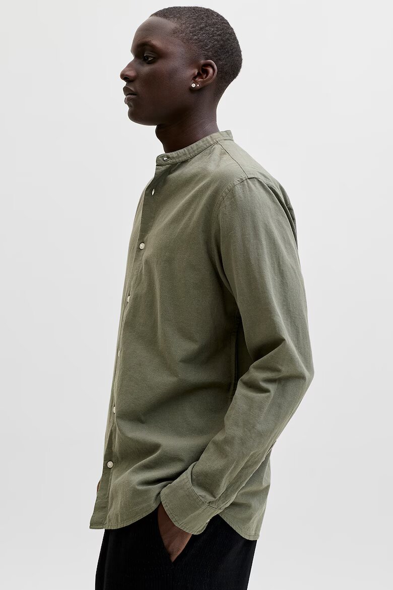 Jack & Jones Туника Breeze с памук и лен Каки