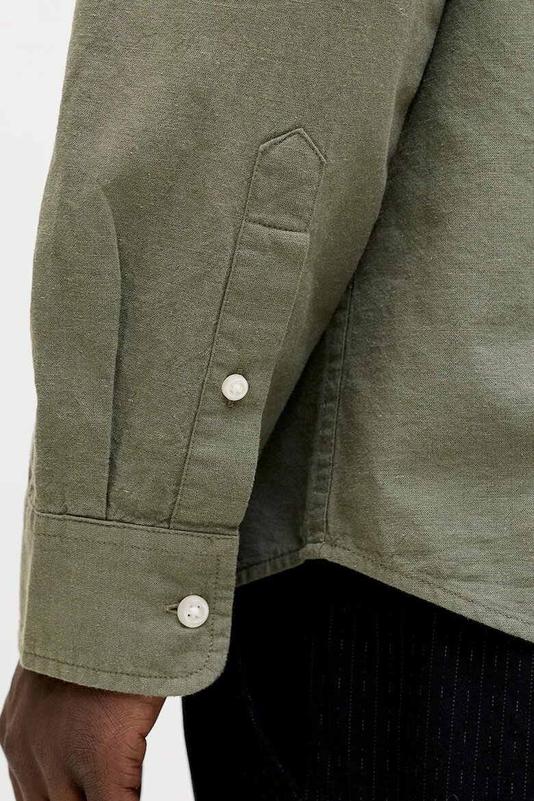 Jack & Jones Туника Breeze с памук и лен Каки
