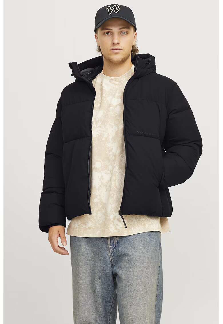 Jack & Jones Ветроустойчиво зимно яке с качулка
