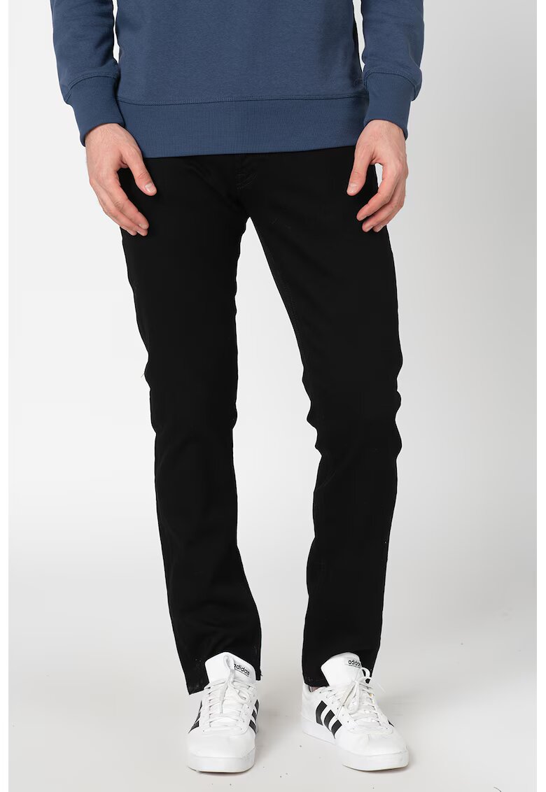 Jack & Jones Вталени дънки Glen - Черен