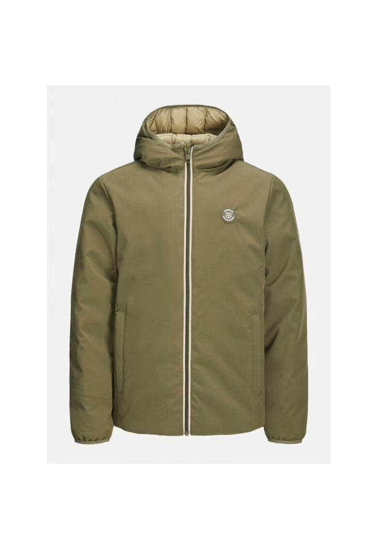 Jack & Jones Яке Jack&Jones Junior 12263276 - пухено - зелено - стандартна кройка - полиестер