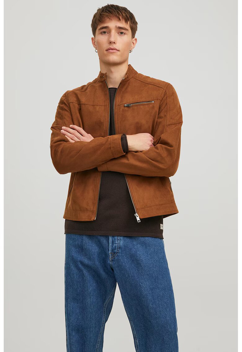Jack & Jones Яке Rocky от еко кожа