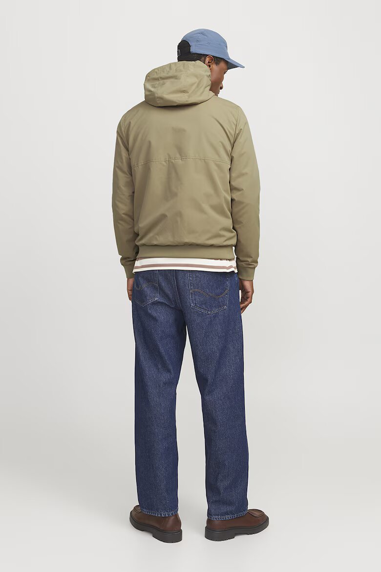 Jack & Jones Яке Rush с цип и качулка Бежов