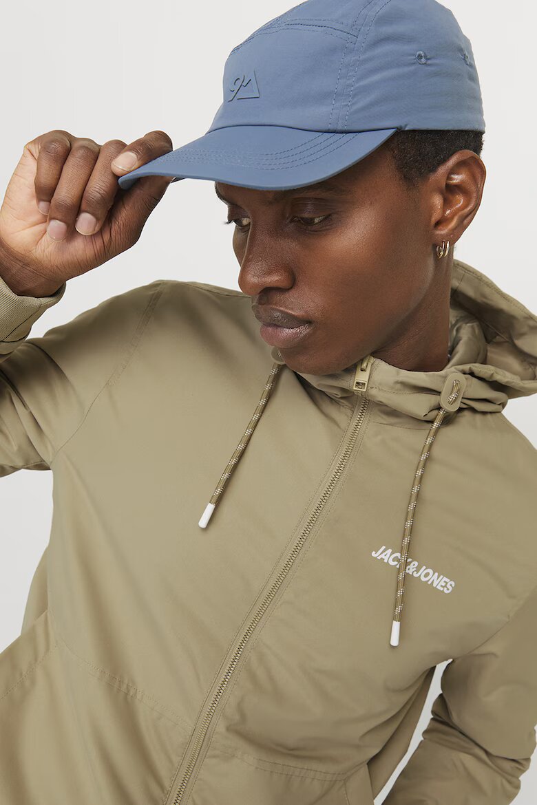 Jack & Jones Яке Rush с цип и качулка Бежов