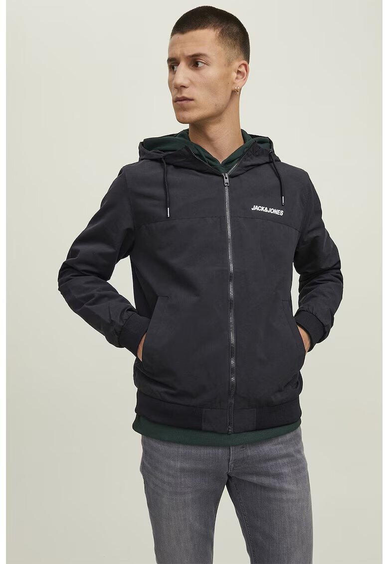 Jack & Jones Яке Rush с цип и качулка