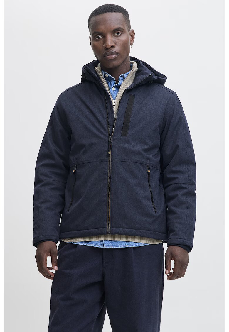 Jack & Jones Яке с качулка и джобове с цип