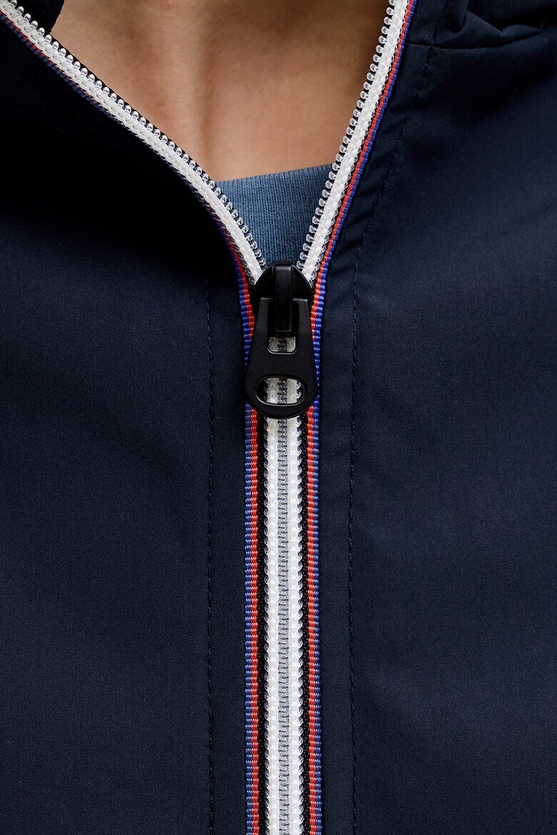 Jack & Jones Яке с качулка и джобове встрани Ултрамарин синьо