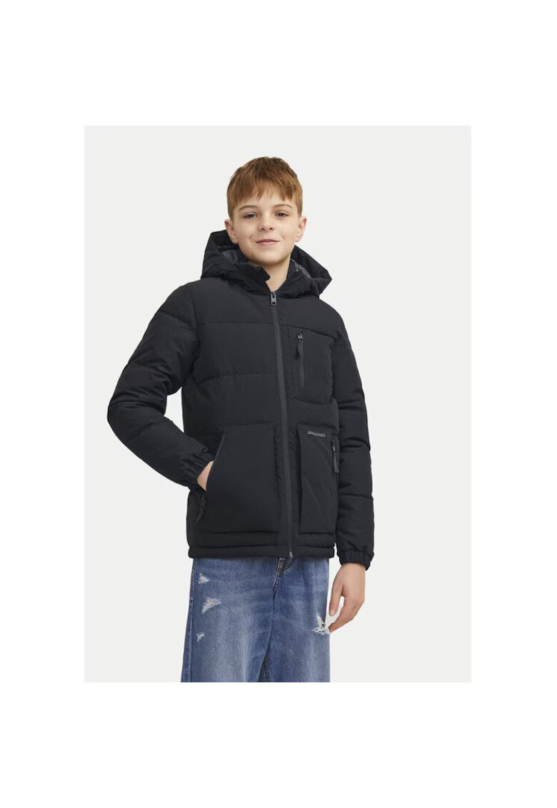 Jack & Jones Яке за момче - 304388637 - Рециклиран полиестер - Черно