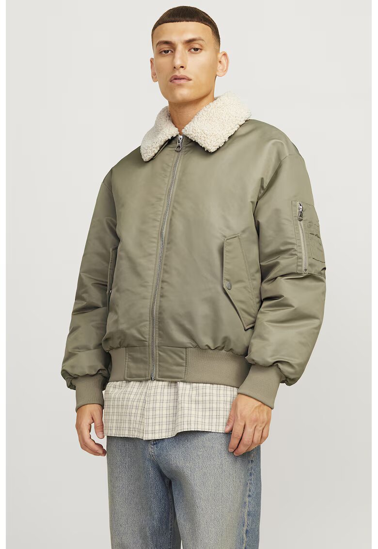 Jack & Jones Зимно яке бомбър с отделяща се яка