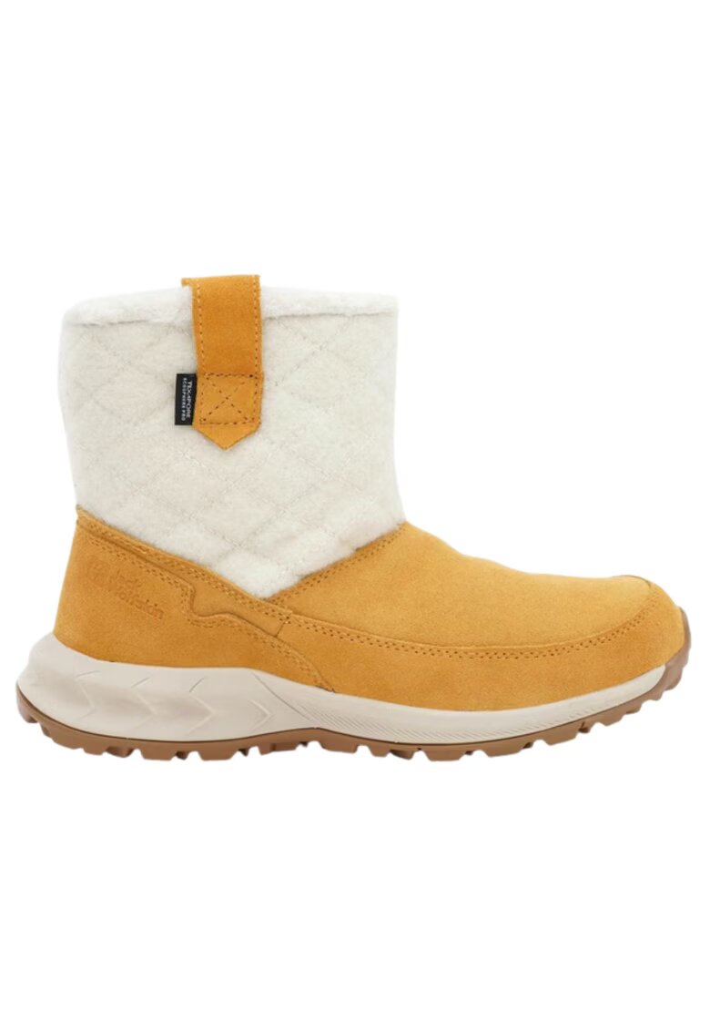 Jack Wolfskin Дамски ботуши Queenstown - водоустойчиви - изолирани - кафяви - естествена кожа