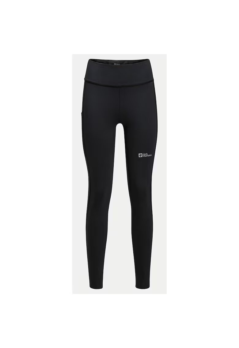 Jack Wolfskin Дамски чорапогащи 1508901 - Полиамид/Еластан - Черни