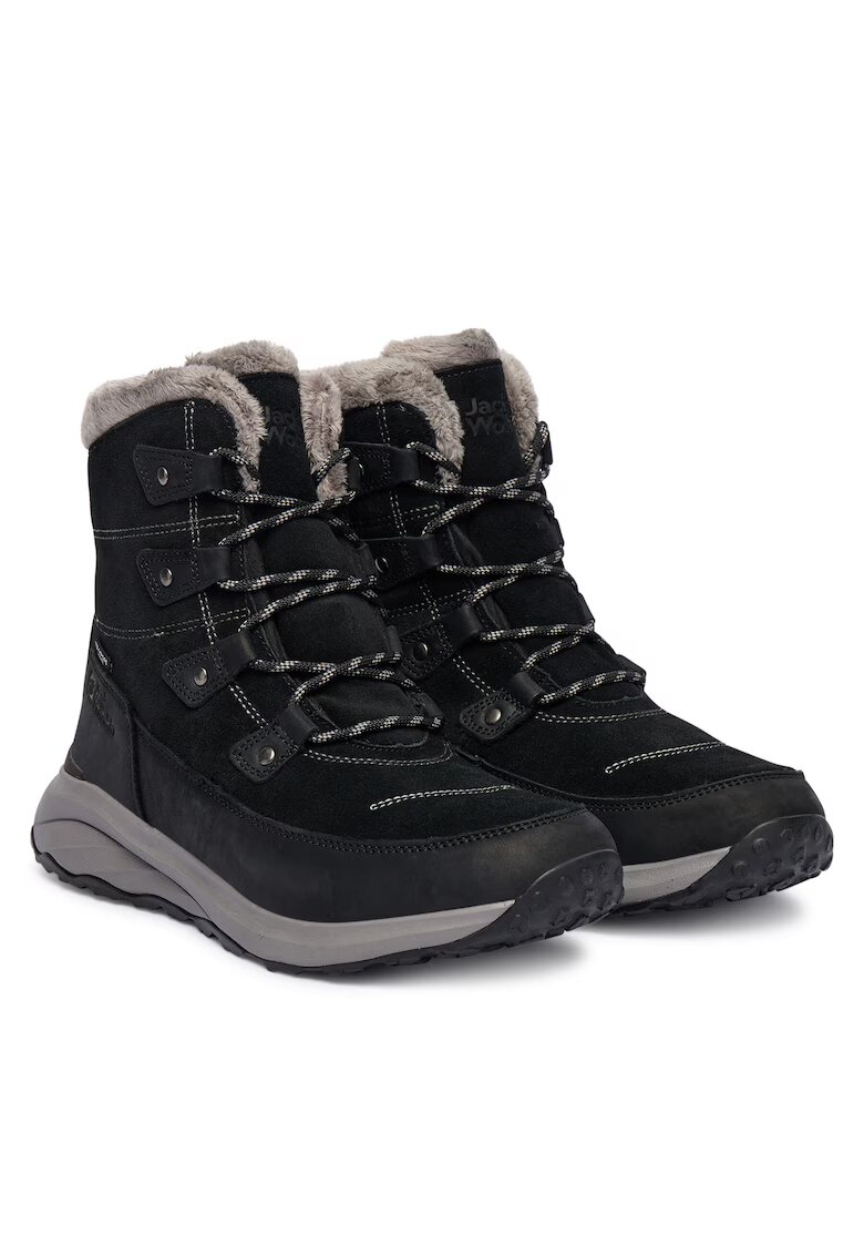 Jack Wolfskin Дамски снегоходки - Phantom 6350 - естествена кожа - черни