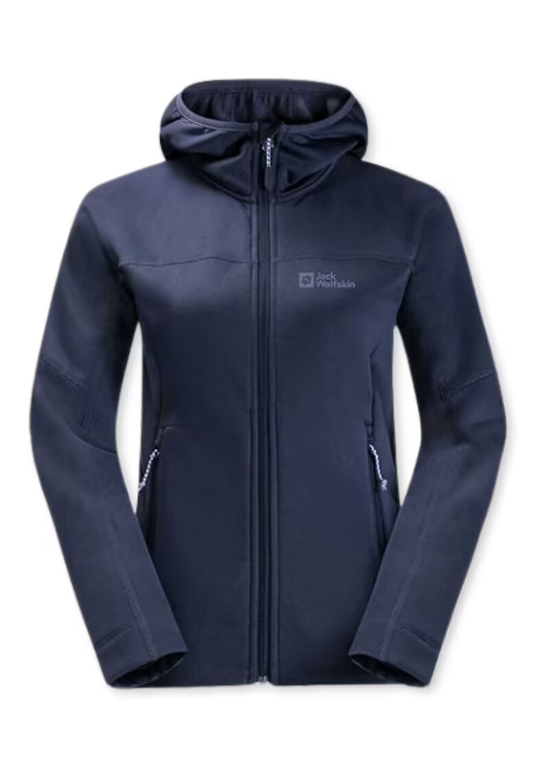Jack Wolfskin Дамски суитшърт - Hirschberg - качулка - - полиестер