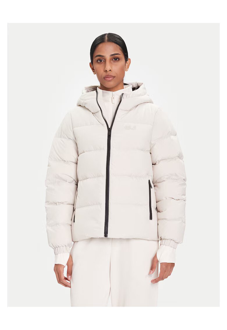 Jack Wolfskin Дамско пухено яке бежово - изработено от леки материали