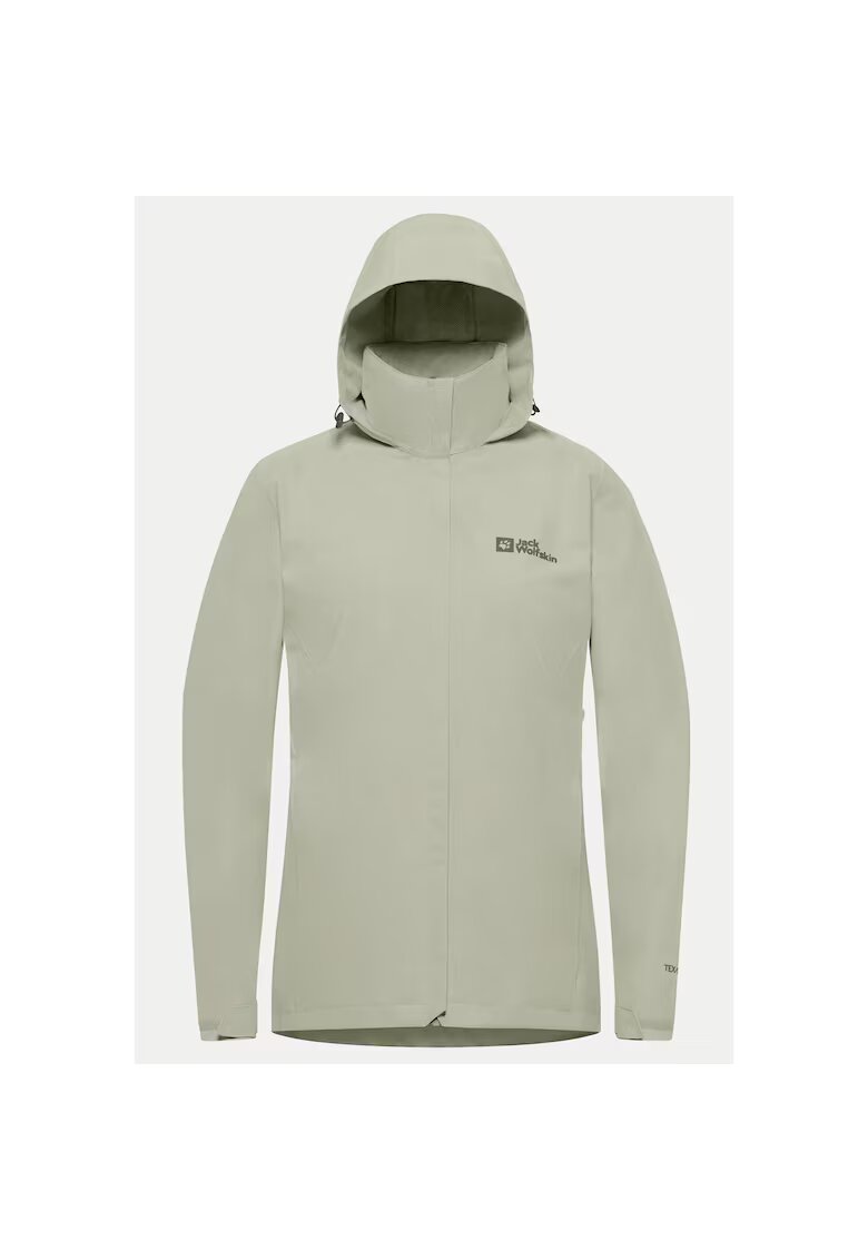 Jack Wolfskin Дамско спортно яке - A63902 - сиво - рециклиран полиестер
