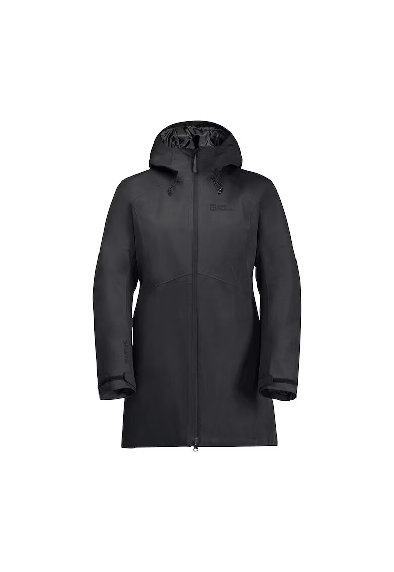 Jack Wolfskin Дамско спортно яке - Heidelstein - Полиестер - Черно