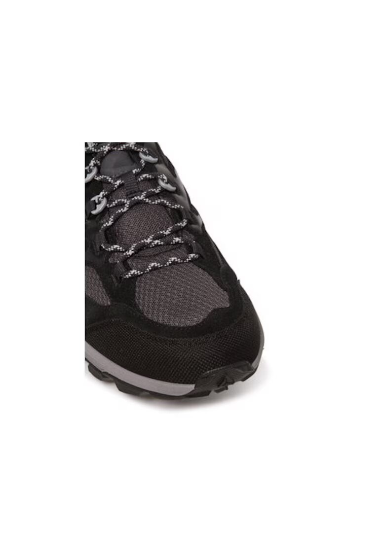 Jack Wolfskin Мъжки трекинг ботуши A64089 - Естествена кожа - Черни