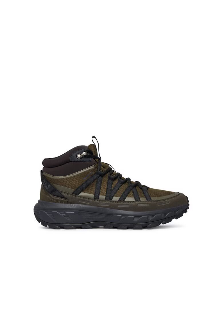 Jack Wolfskin Мъжки туристически обувки Obsidian Moss - водоустойчиви - текстил