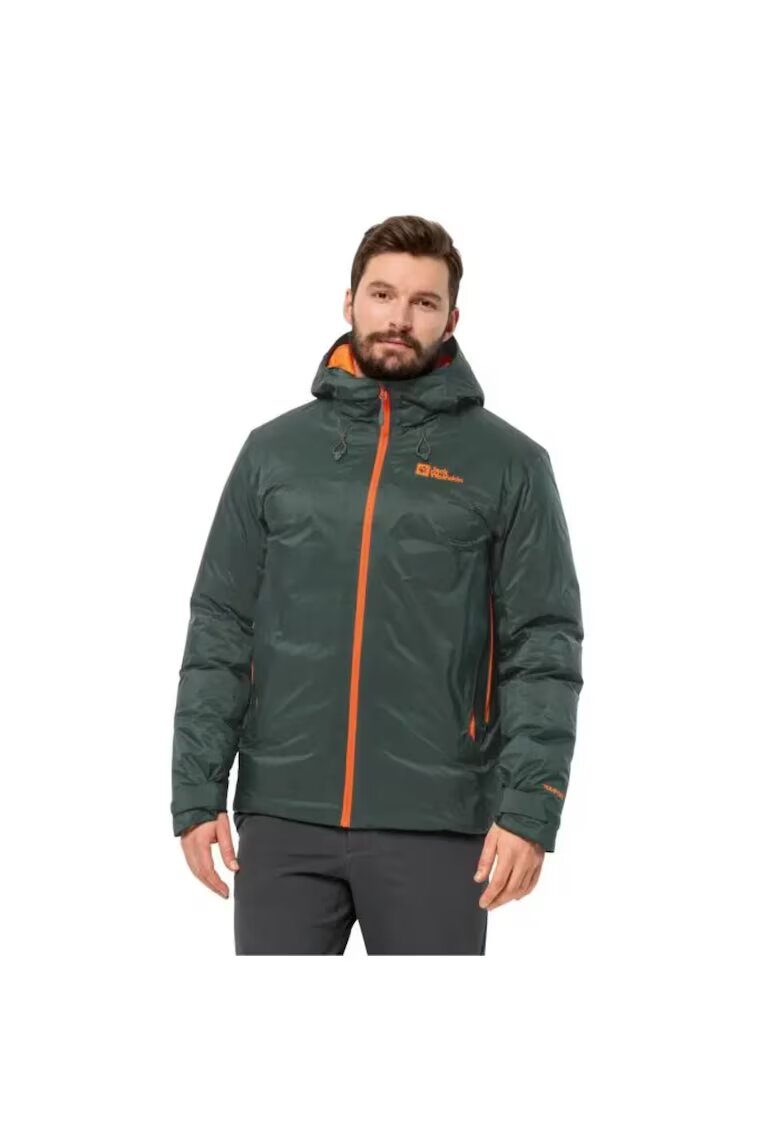 Jack Wolfskin Мъжко яке Cyrox 2L Down - зелено - пух - водоустойчиво