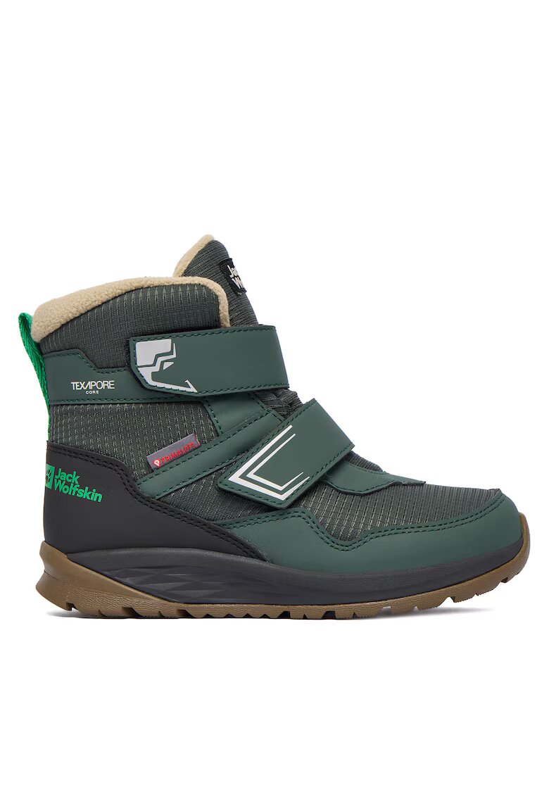 Jack Wolfskin Спортни обувки за момичета - текстил - черно/зелено -