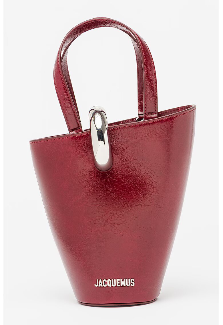 JACQUEMUS Асиметрична мини чанта Bambola тип Bucket