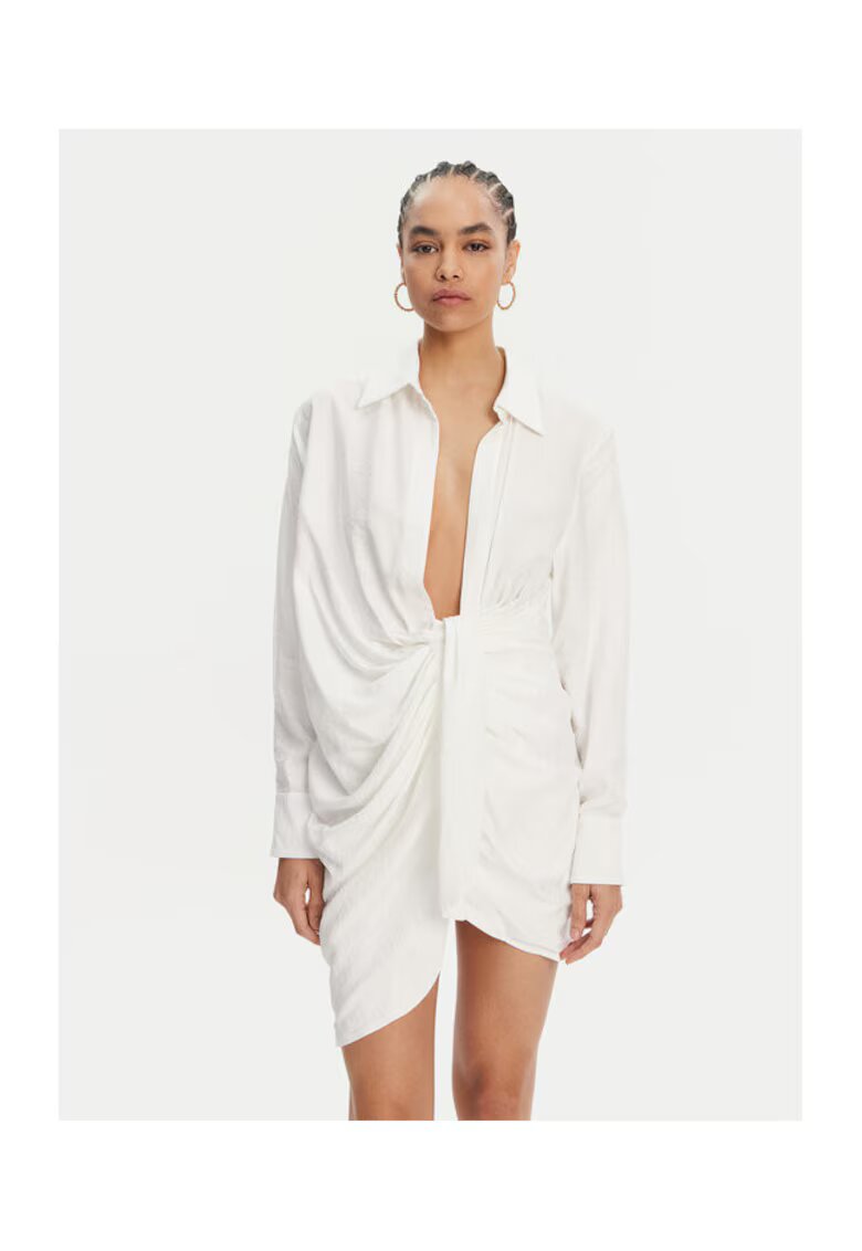 JACQUEMUS Дамска рокля 21H213DR0091020 - Вискоза/Полиамид - Бяла