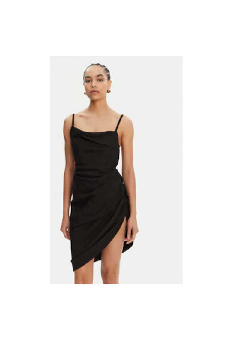 JACQUEMUS Дамска рокля 22E243DR1061020 - Вискоза/Полиамид - Черна