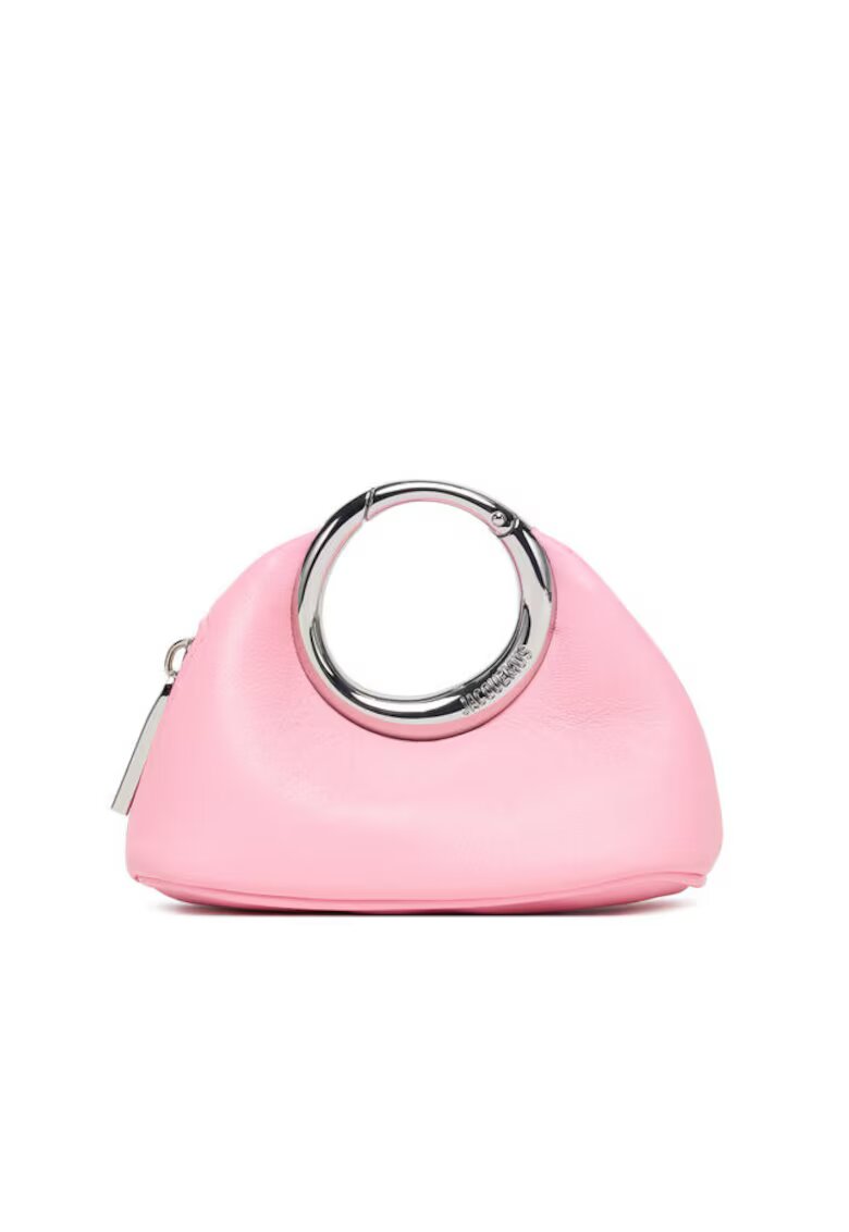 JACQUEMUS Дамски портфейл Le Porte Calino - розов - 25E2