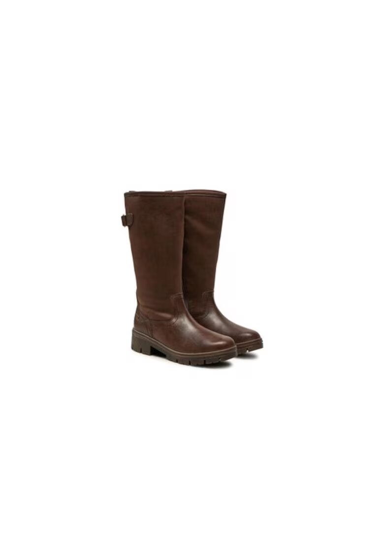 Jana Shoes Дамски боти Jana - 304492068 - Екокожа - Кафяви