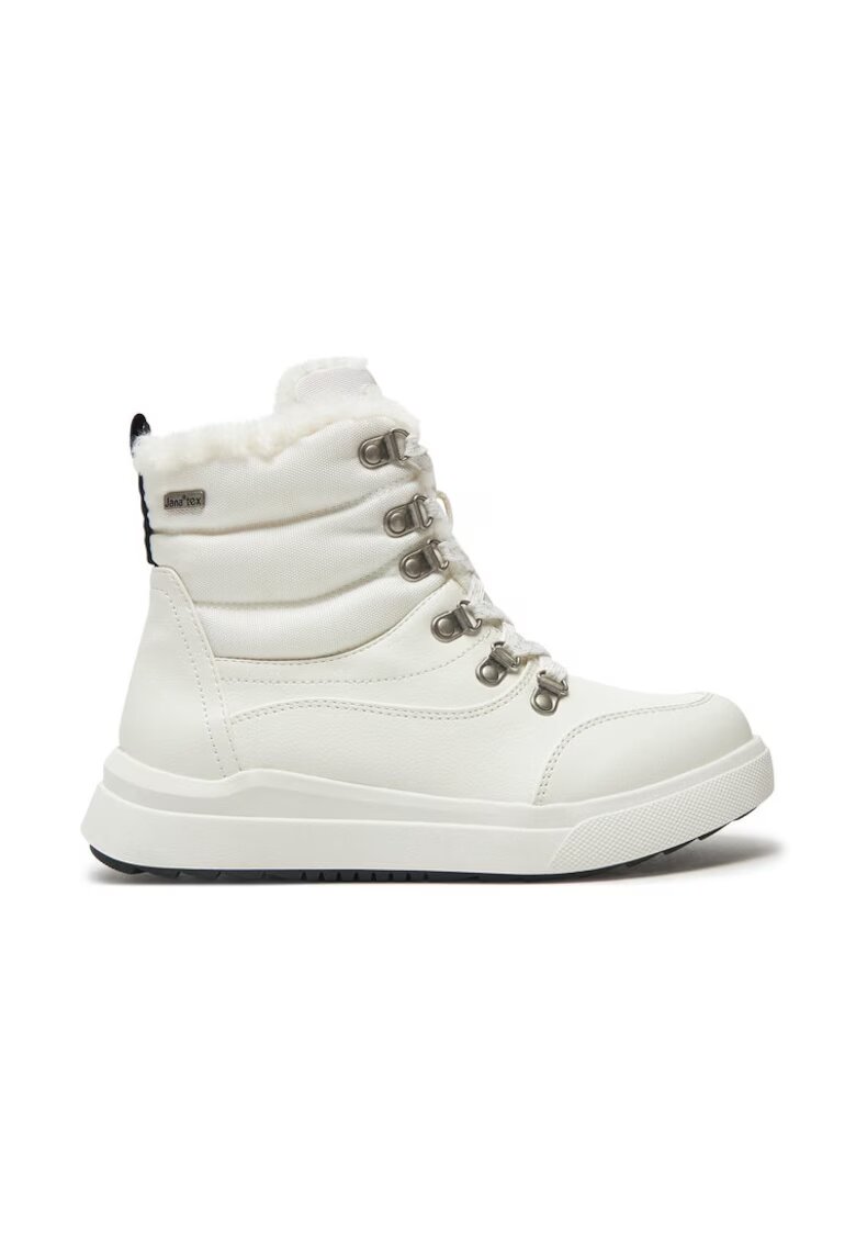 Jana Shoes Дамски боти Жана 91962 Еко кожа Бели