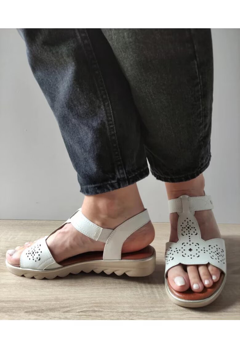 Jana Shoes Ежедневни дамски сандали Jana 28262-44 бели -