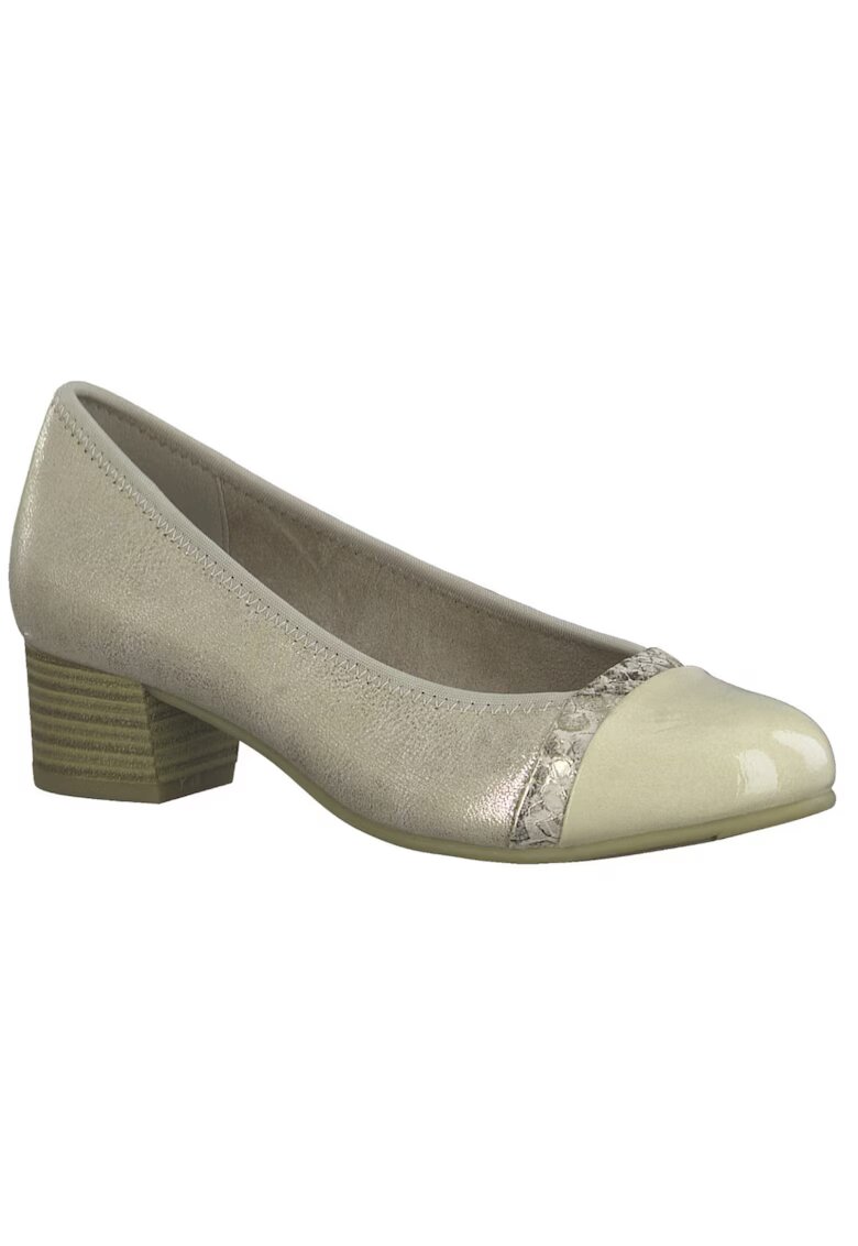 Jana Shoes Jana Дамски обувки за нокти Jana Soft Line 22366-20-929 златен лак комбиниран 06828