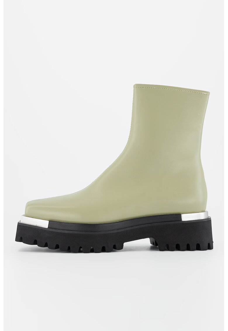 Jeffrey Campbell Боти от еко кожа с масивен дизайн