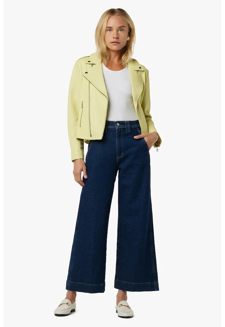 JOES JEANS Широки дънки с висока талия и странични джобове - Син