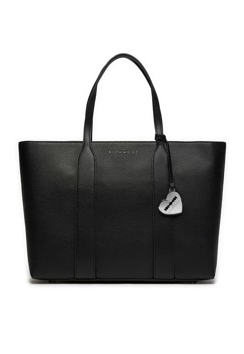 John Richmond Дамска чанта тип shopper Bonnis Heart Charm - - 45 x 29.5 x 11 cm