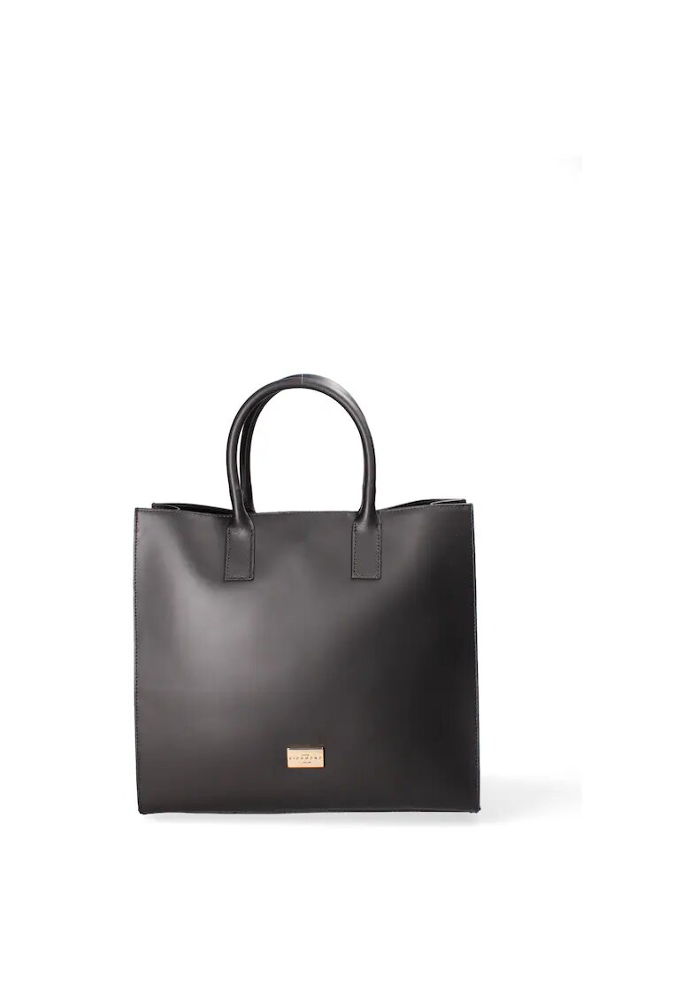 John Richmond Кожена чанта Tote - Златист - Черен