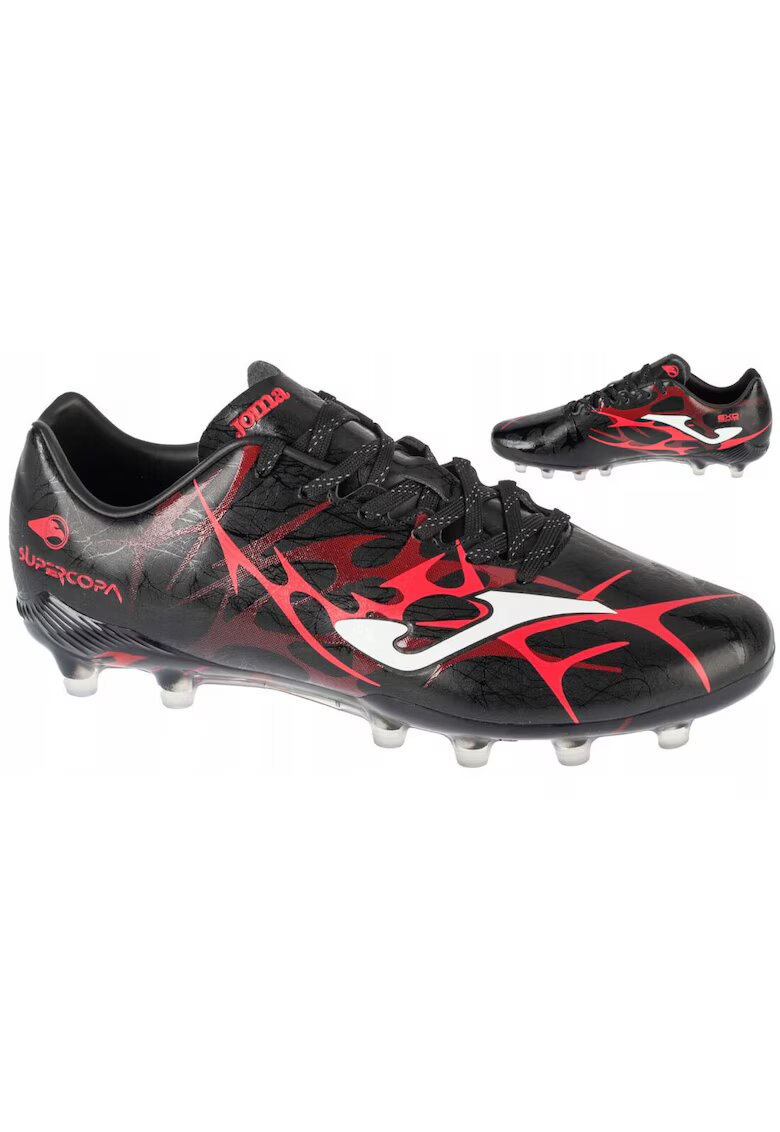 Joma Футболни обувки - Super Copa 2531 FG SUPS2531FG - черни - Червен/Черен