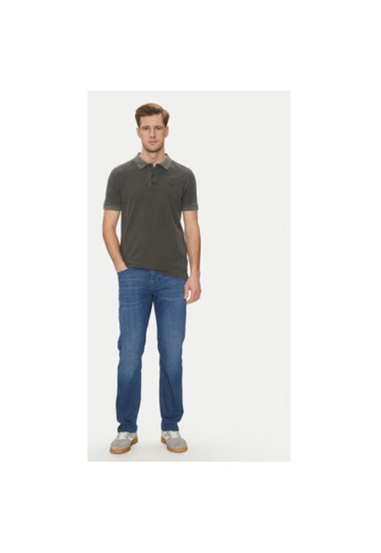 joop jeans Мъжка поло тениска - 10019371 30045619 - органичен памук - черна