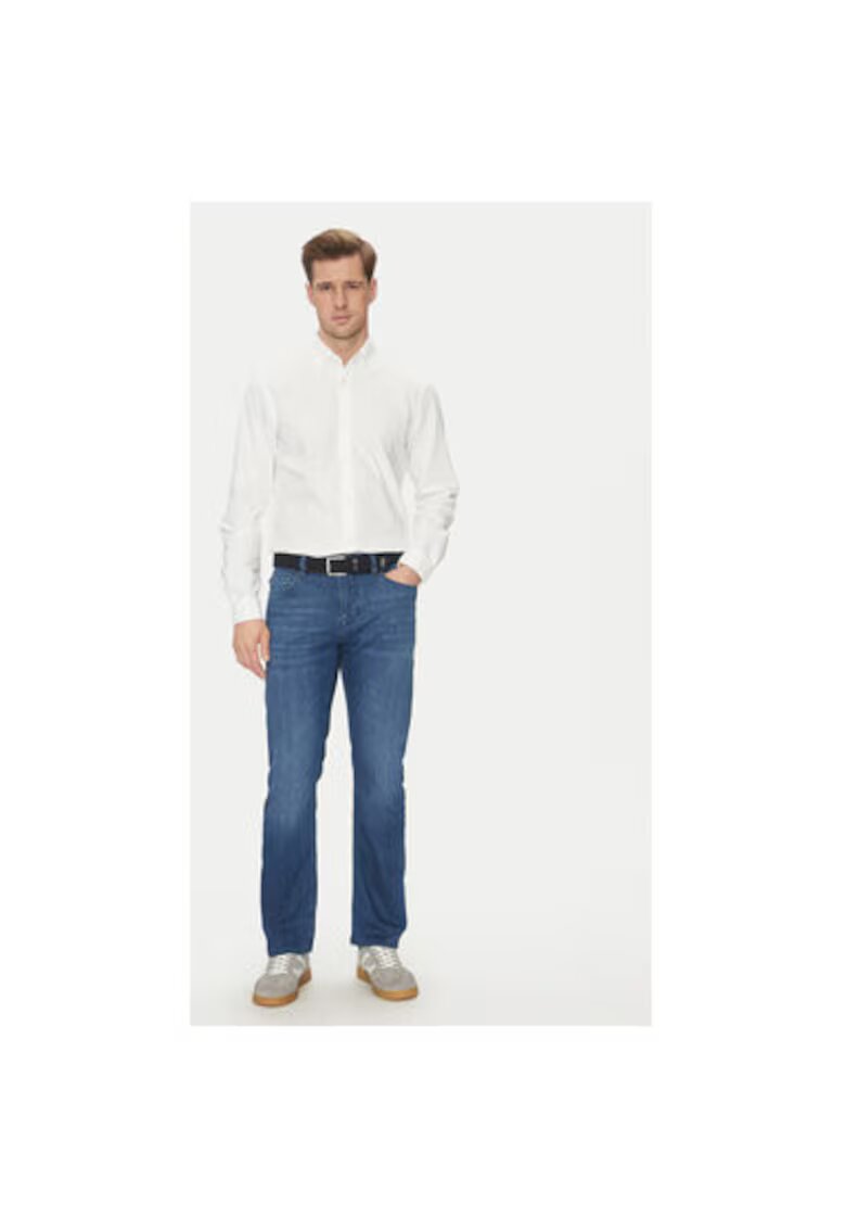 joop jeans Мъжка риза - 10018044 30046460 - Памук - Бяла