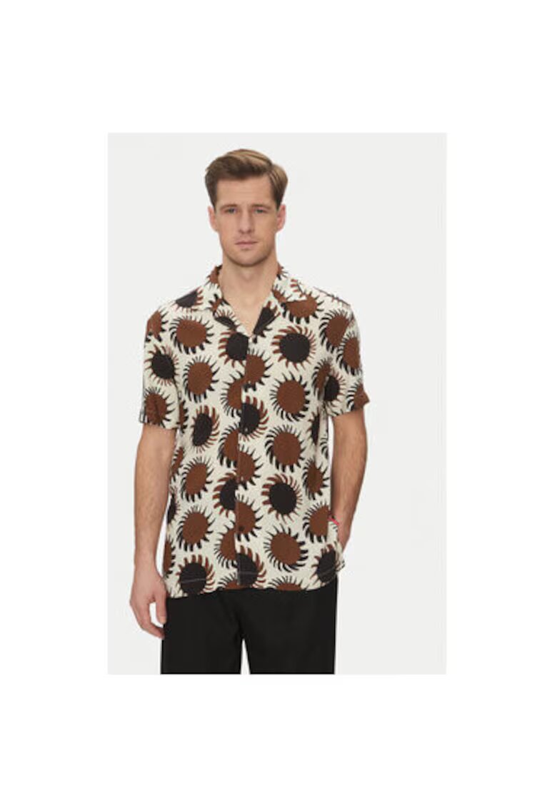 joop jeans Мъжка риза - 10019547 30046003 - Лиосел - Кафява