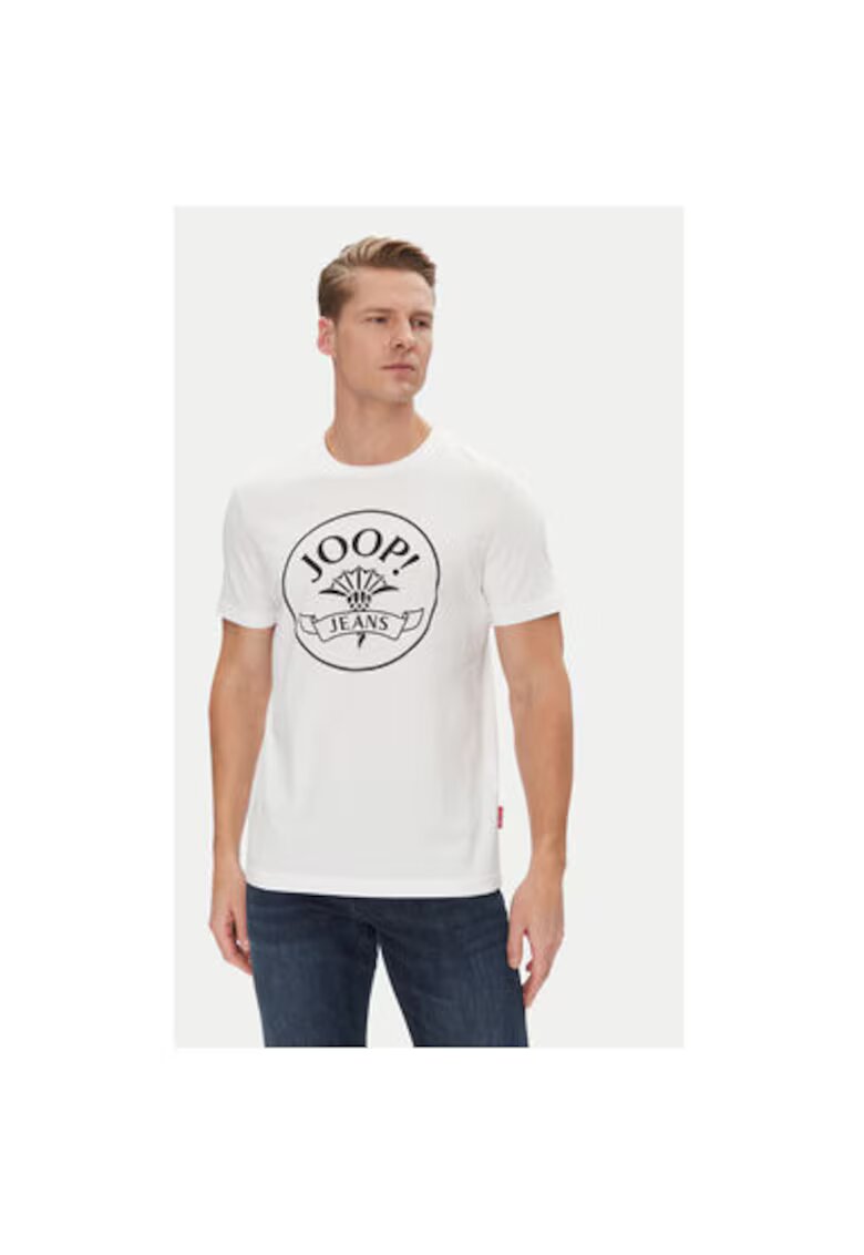 JOOP! Jeans Мъжка тениска - 10019357 30045679 - Памук - Бяла