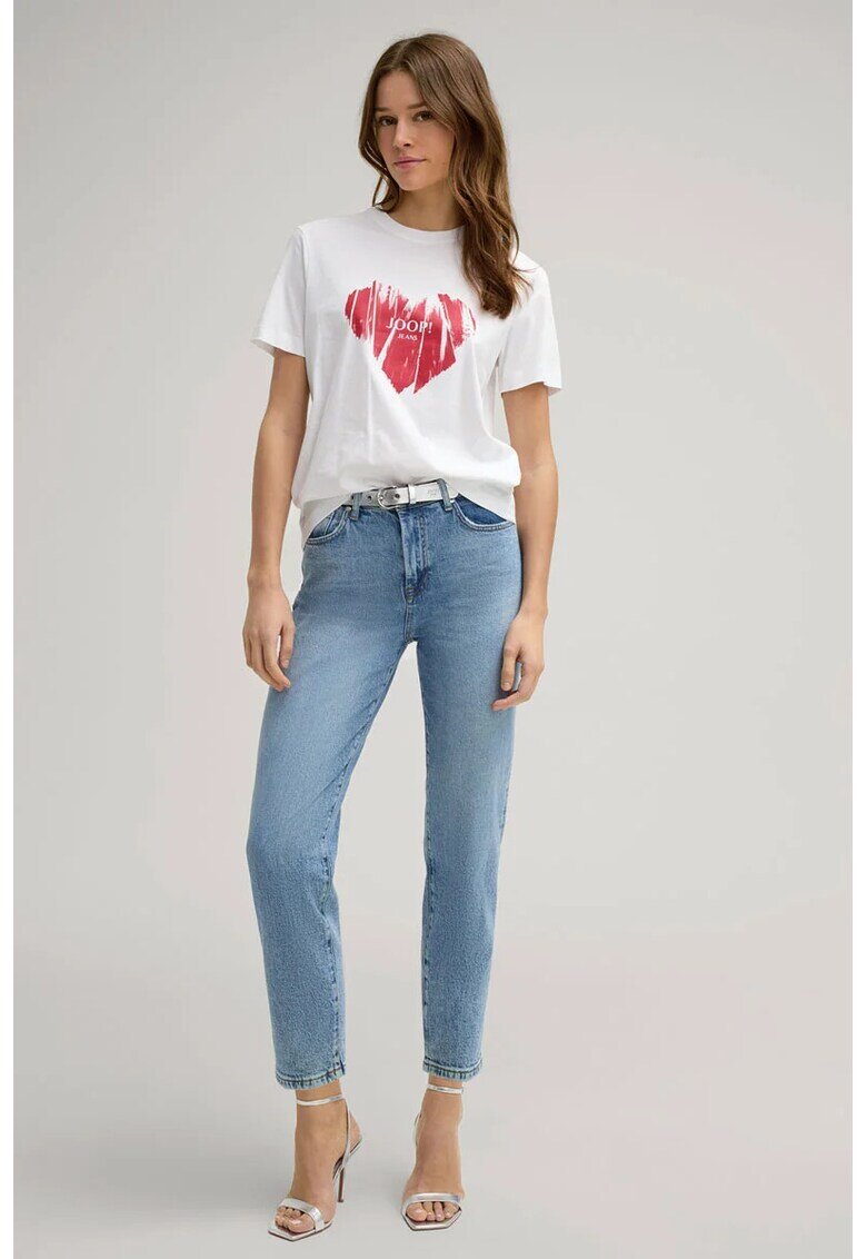 joop jeans Широки дънки с висока талия JP2 - Син